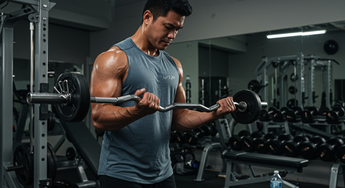 Krótkie bicepsy – różnice, ćwiczenia i estetyka